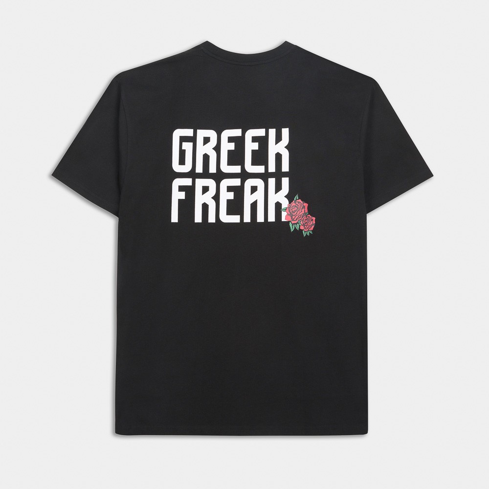 Εικόνα της Antetokounbros Greek Freak Oversized T-Shirt Μαύρο