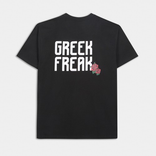 Εικόνα της Antetokounbros Greek Freak Oversized T-Shirt Μαύρο