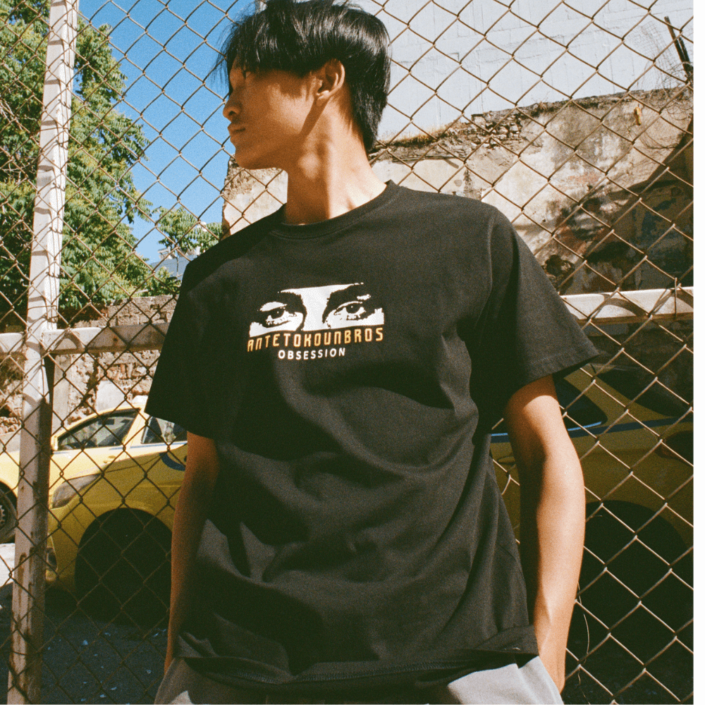 	Obsession T-shirt | ANTETOKOUNBROS | Black Model