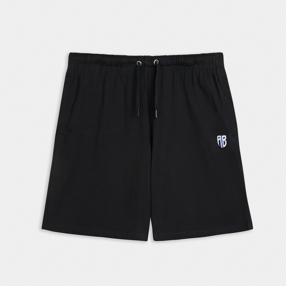 Classic Cotton Shorts| ANTETOKOUNBROS | Black Front