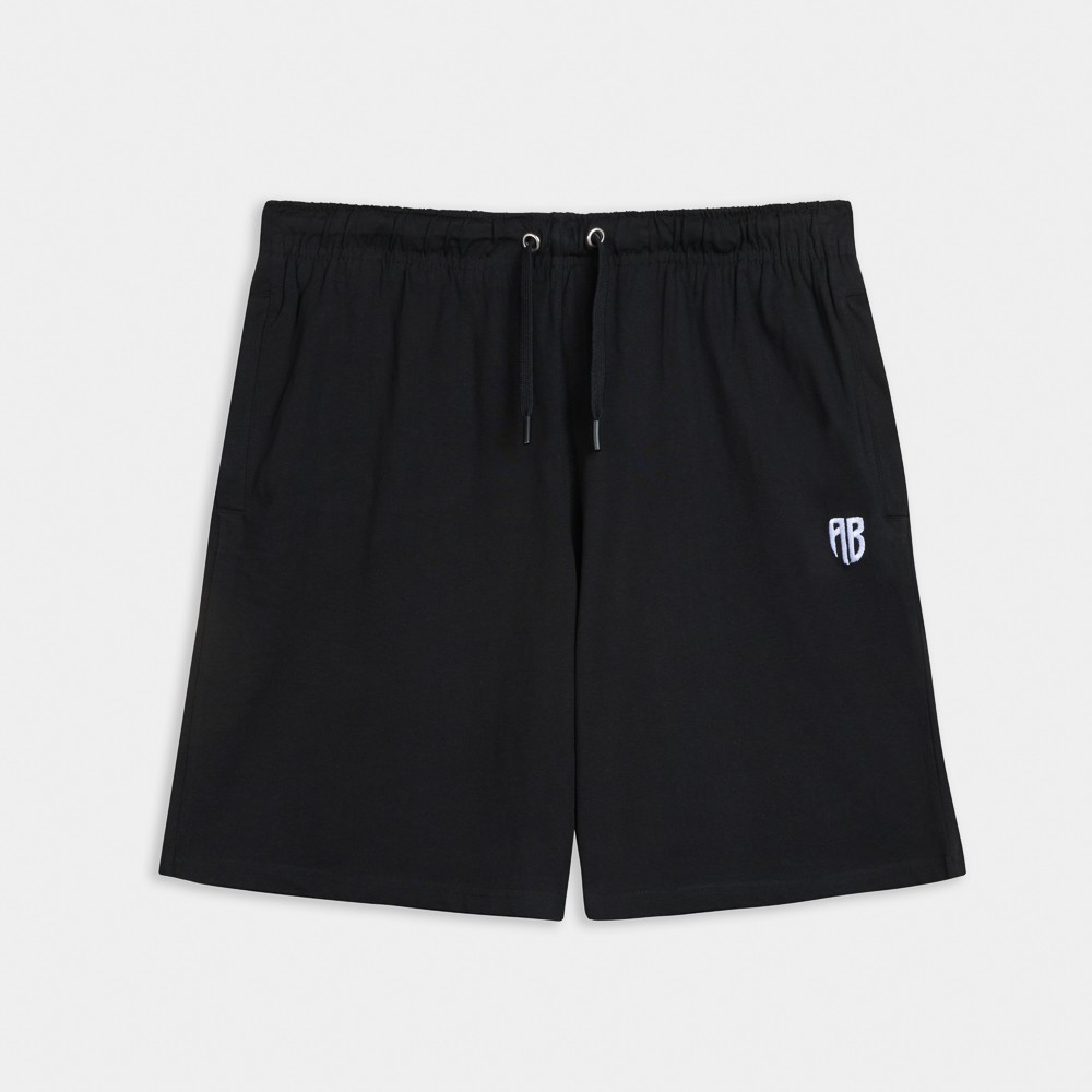 Εικόνα της Antetokounbros Classic Cotton Σορτς Μαύρο
