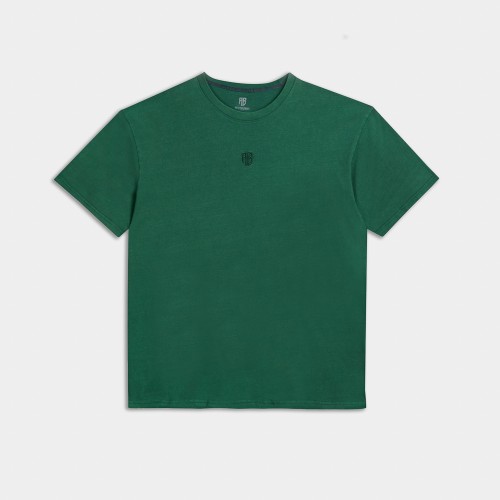 Picture of Antetokounbros  Stone Washed Crewneck T-Shirt Green