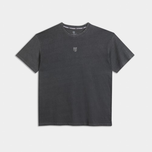 Picture of Antetokounbros  Stone Washed Crewneck T-Shirt  Charcoal