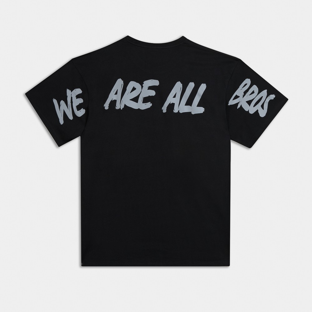 Picture of We Are All Bros Oversized T-Shirt Black