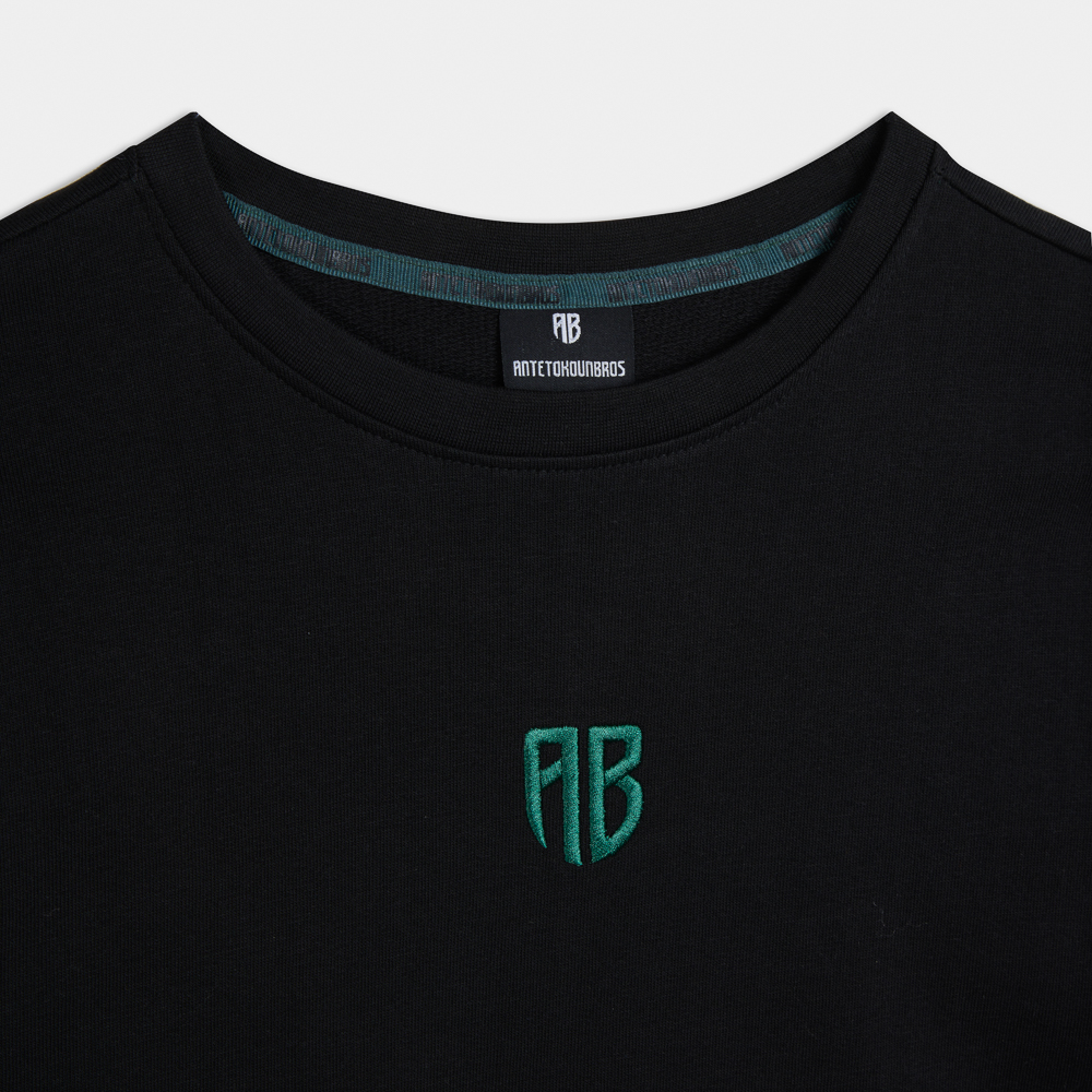 Kids French Terry T-Shirt | ANTETOKOUNBROS |Black Detail