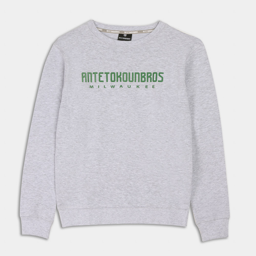 Picture of Antetokounbros Crewneck Sweatshirt Milwaukee Grey