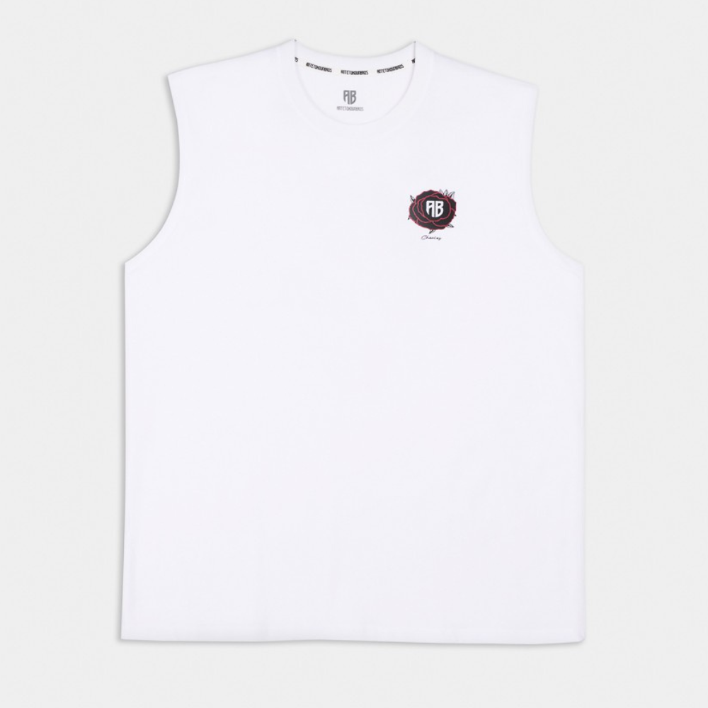 Εικόνα της Antetokounbros Rose Tribute Aμάνικη Μπλούζα Λευκό