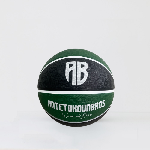 Εικόνα της Antetokounbros Μπάλα Μπάσκετ We are all Bros Μαύρο/Πράσινο 5