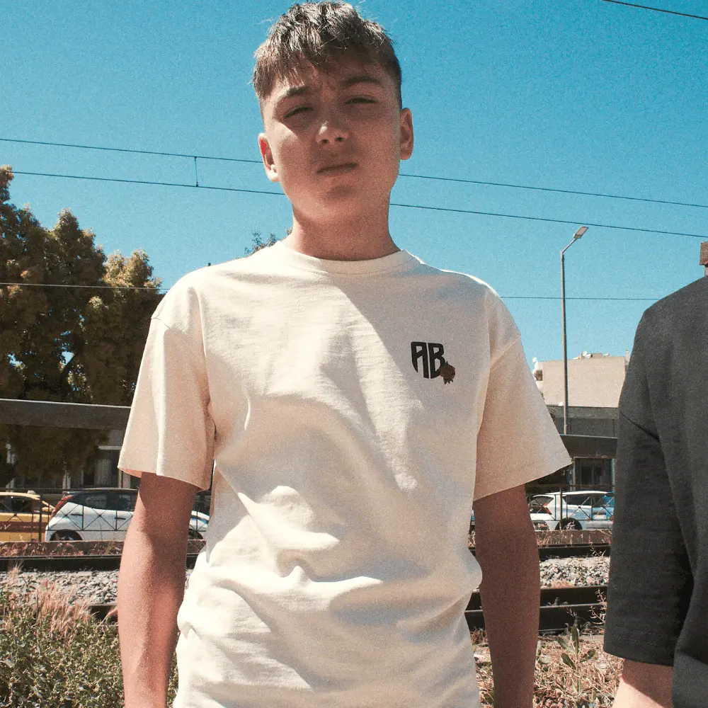 Kids Greek Freak T-shirt Model Front