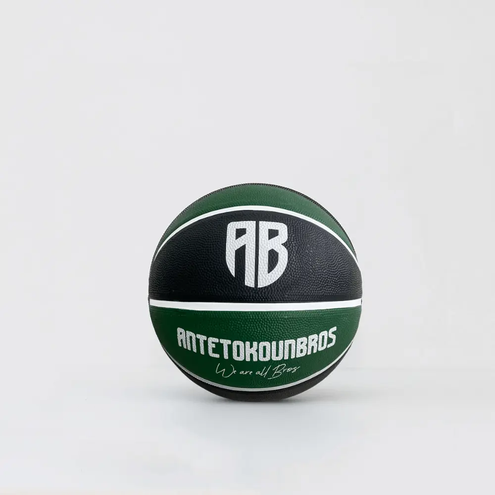 Εικόνα της Antetokounbros Μπάλα Μπάσκετ We are all Bros Μαύρο/Πράσινο 3