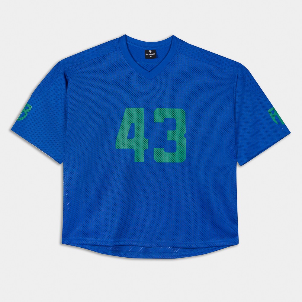 Picture of Antetokounbros Oversized Mesh Jersey Blue