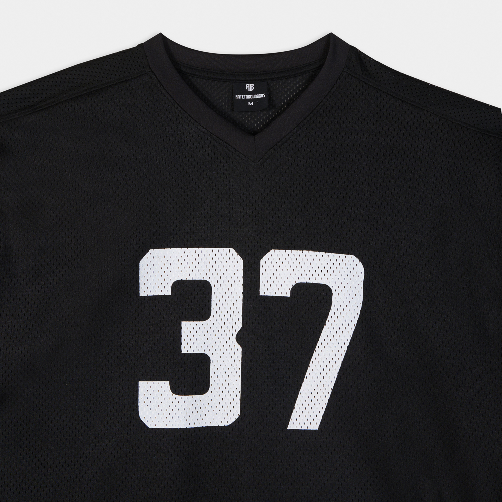 Antetokounbros Oversized Mesh Jersey Black Detail