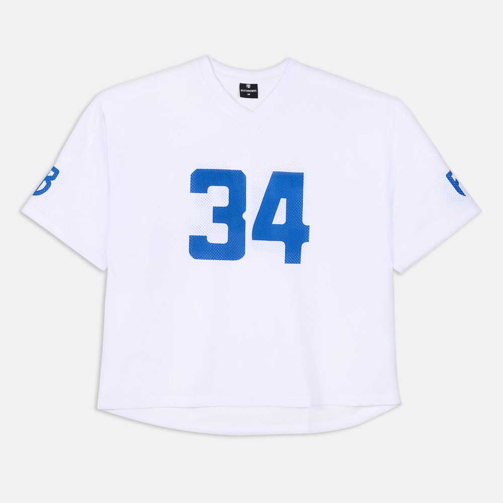 Picture of Antetokounbros Oversized Mesh Jersey White