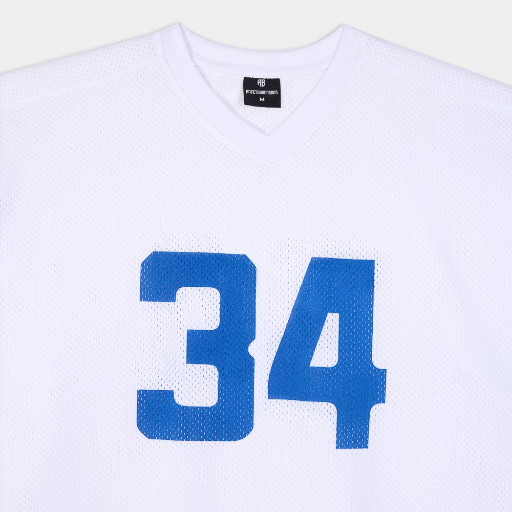 Picture of Antetokounbros Oversized Mesh Jersey White