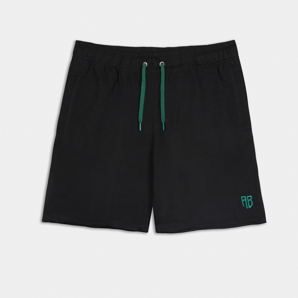  French Terry Shorts| ANTETOKOUNBROS | Black Front