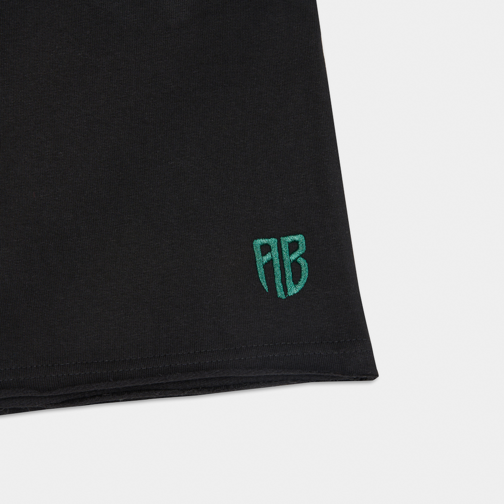 French Terry Shorts| ANTETOKOUNBROS | Black Detail