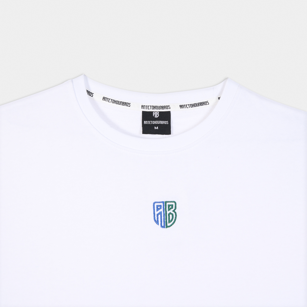 Antetokounbros French Terry T-Shirt White Ι Detail