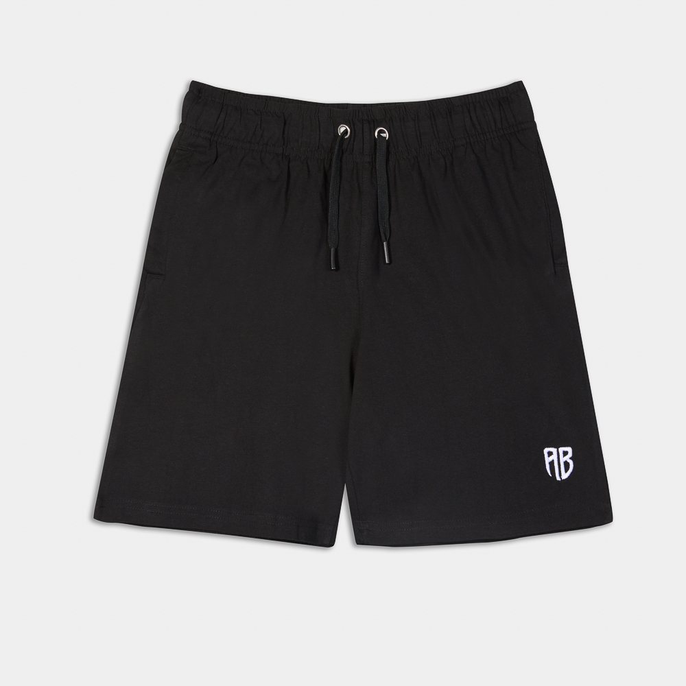 Picture of Antetokounbros Kids Classic Cotton Shorts Black