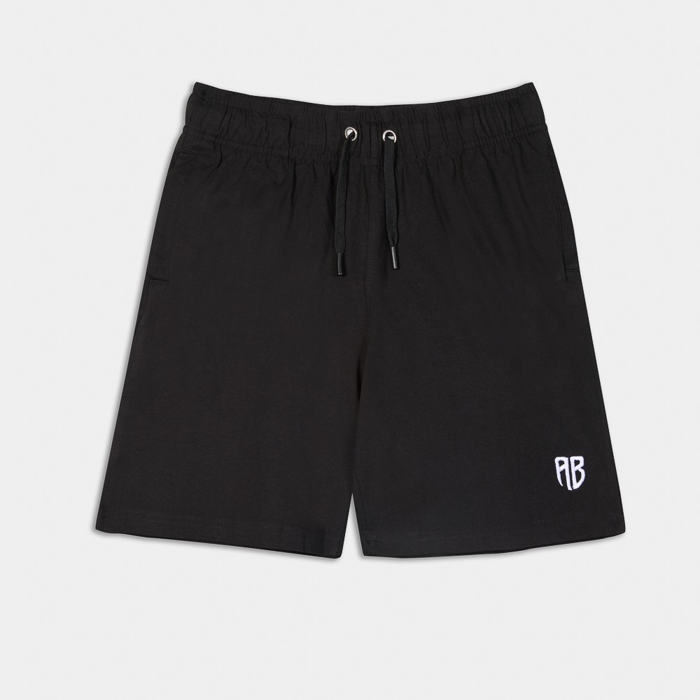 Εικόνα της Antetokounbros Παιδικό Classic Cotton Σορτς Μαύρο