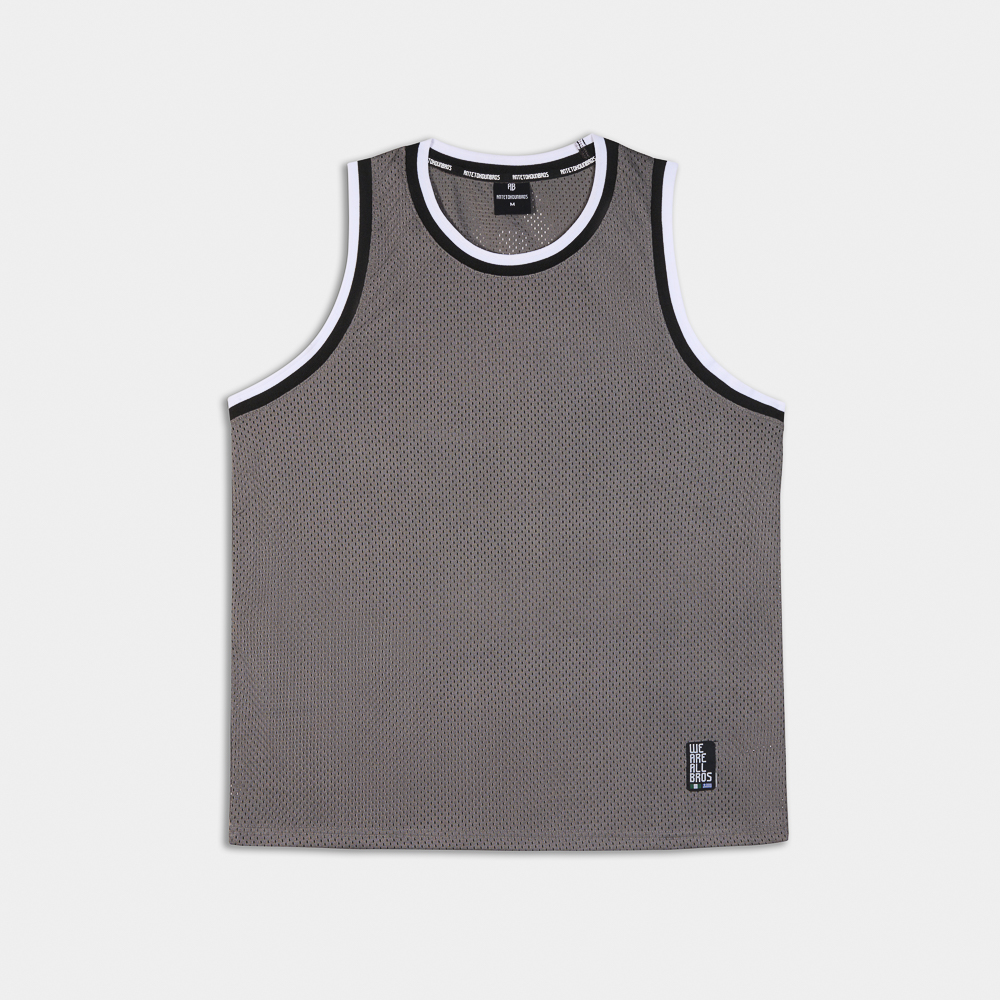 Εικόνα της Antetokounbros Mesh Tank Top Γκρί