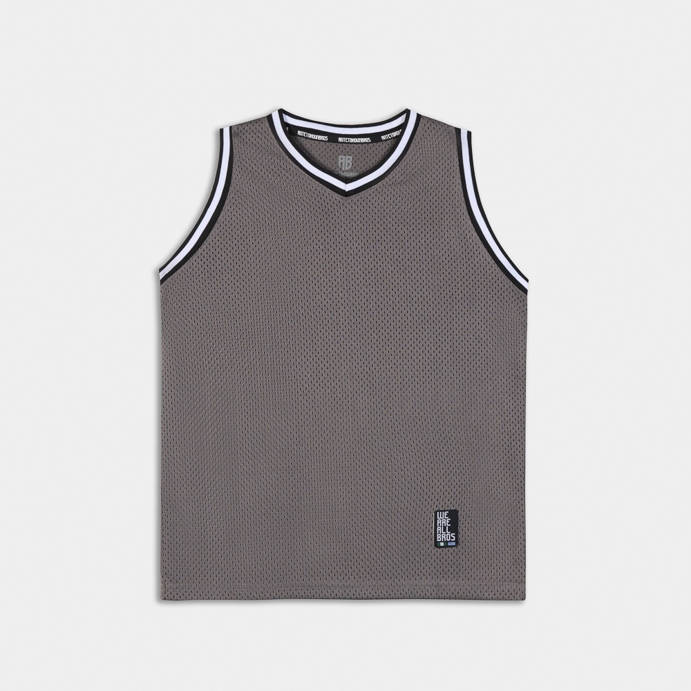 Picture of Kids Mesh Tank Top Dark Grey