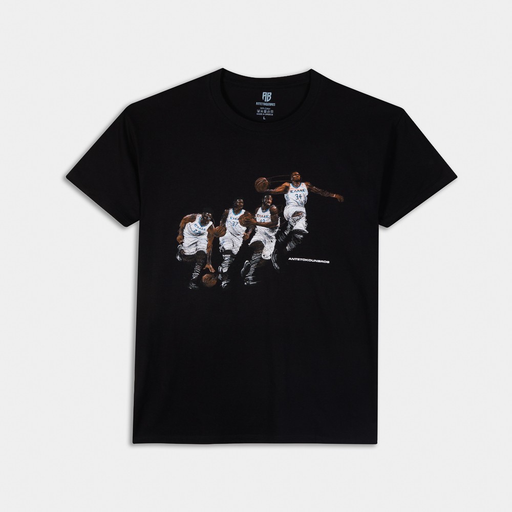 Picture of Men's T-shirt Bros Black