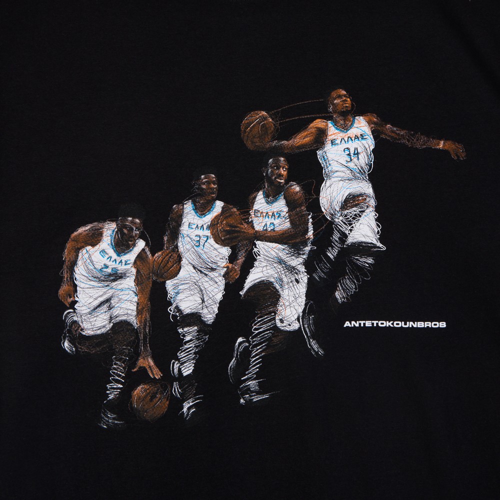 Picture of Men's T-shirt Bros Black