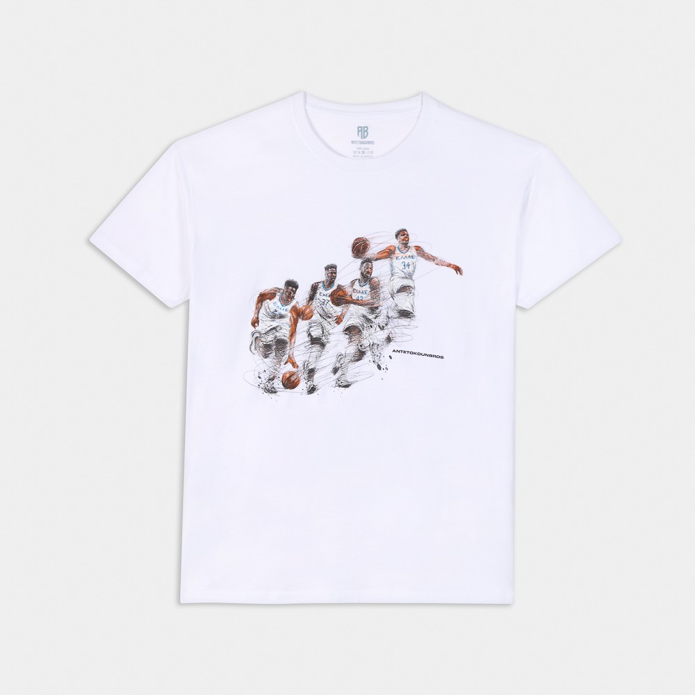 Picture of Men's T-shirt Bros White