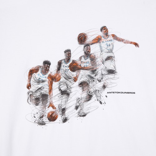 Picture of Men's T-shirt Bros White