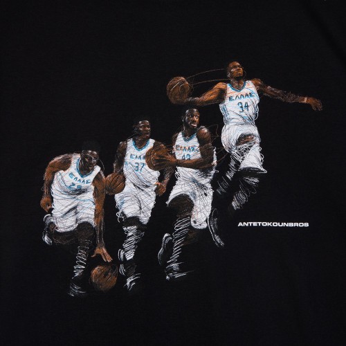 Picture of Kid's  T-shirt Bros Black thumb