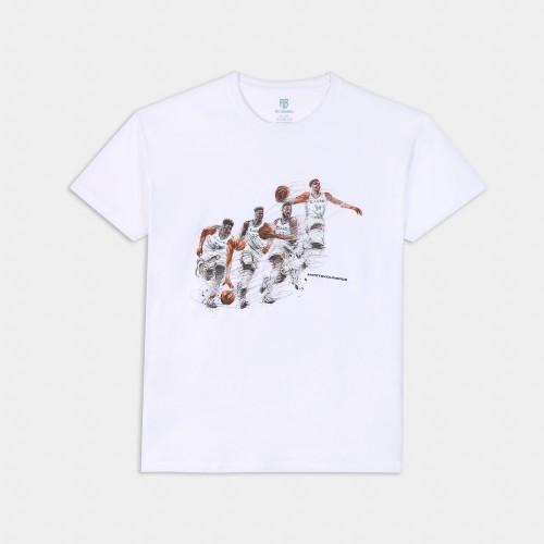 Picture of Kid's  T-shirt Bros White thumb