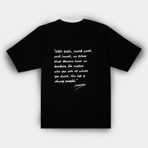 ANTETOKOUNBROS Statement Tee Black Back