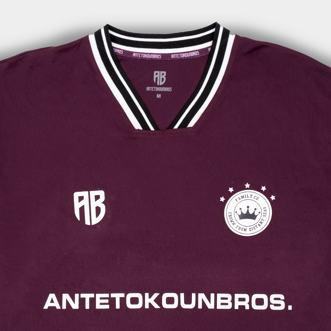 ANTETOKOUNBROS Jersey T-shirt IMidnight Plum Detail