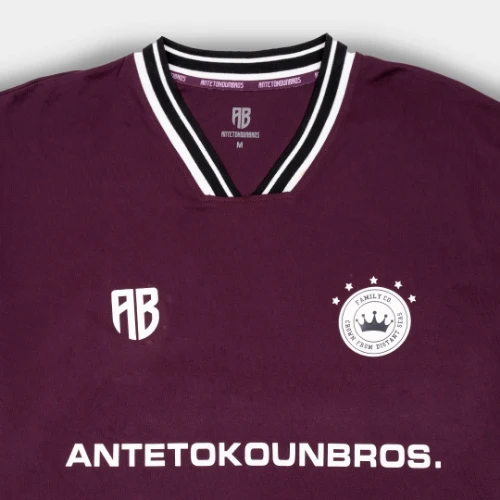ANTETOKOUNBROS Jersey T-shirt IMidnight Plum Detail thumb
