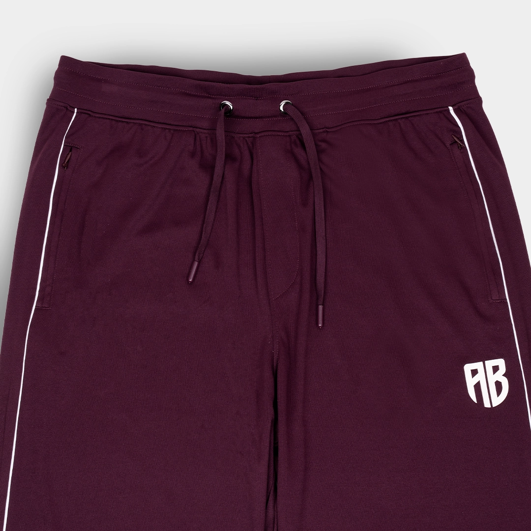 AB Men's Tracksuit Midnight Plum Pants Detail