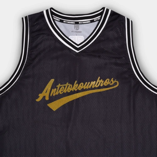 ANTETOKOUNBROS Basketball Tank Black Detail thumb