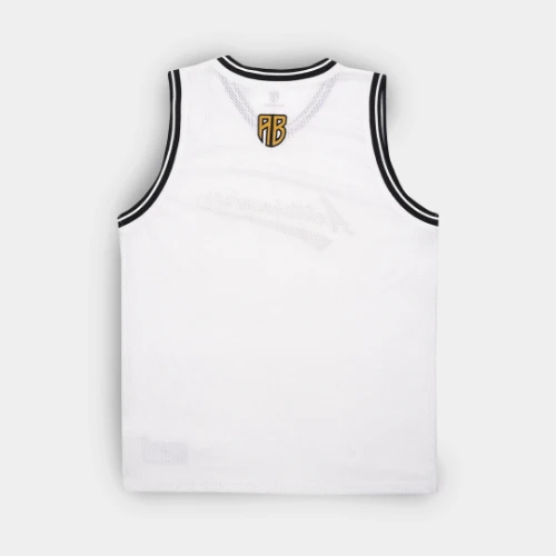 ANTETOKOUNBROS Basketball Tank Off White Back