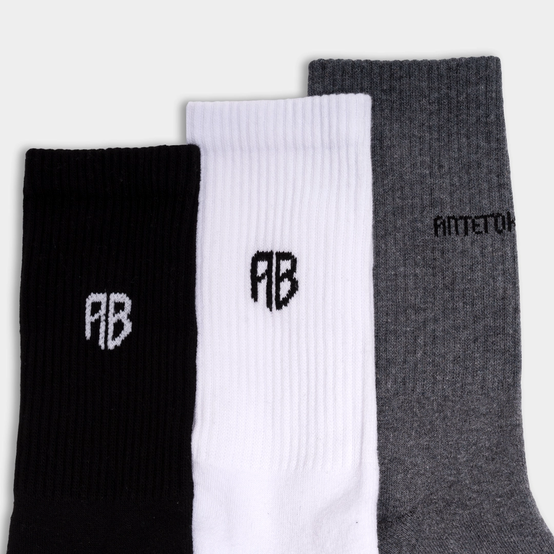 Crew Socks 3 pack Detail