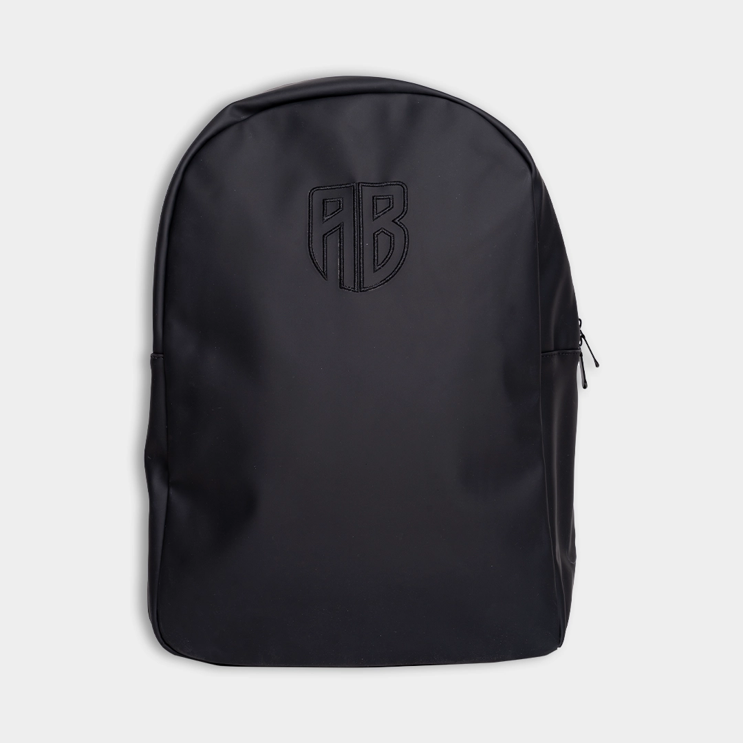 ANTETOKOUNBROS Leather Backpack | Black | 25lt Front