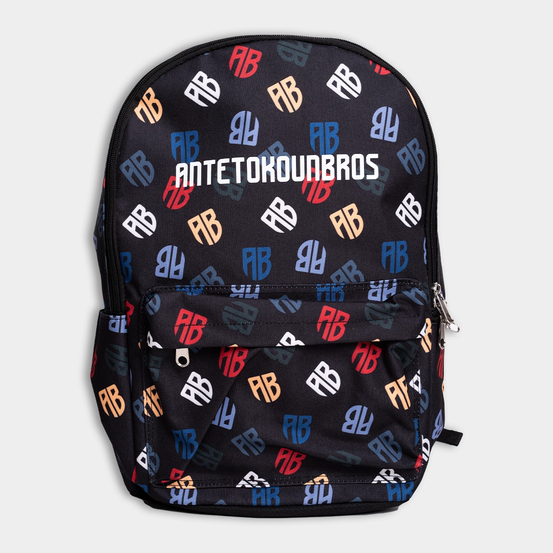 ANTETOKOUNBROS  Backpack Multilogo | Black | 25lt Front