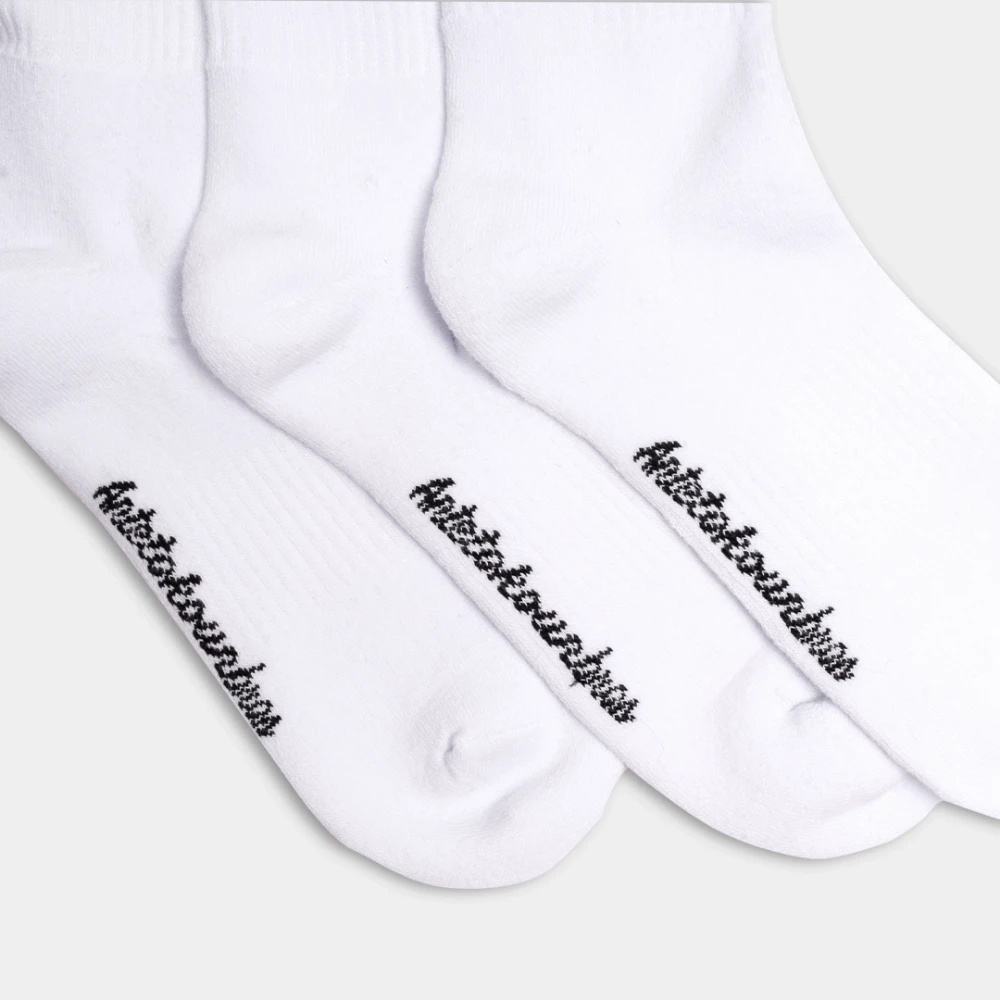 AB Crew Socks 3-Pack AB Logo White Detail