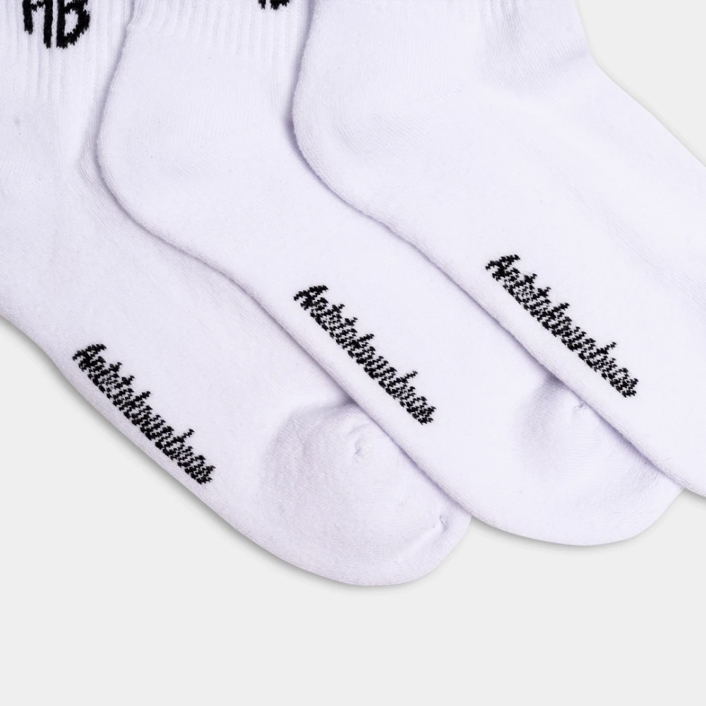 AB Logo Mid-Crew Socks 3-Pack White Detail