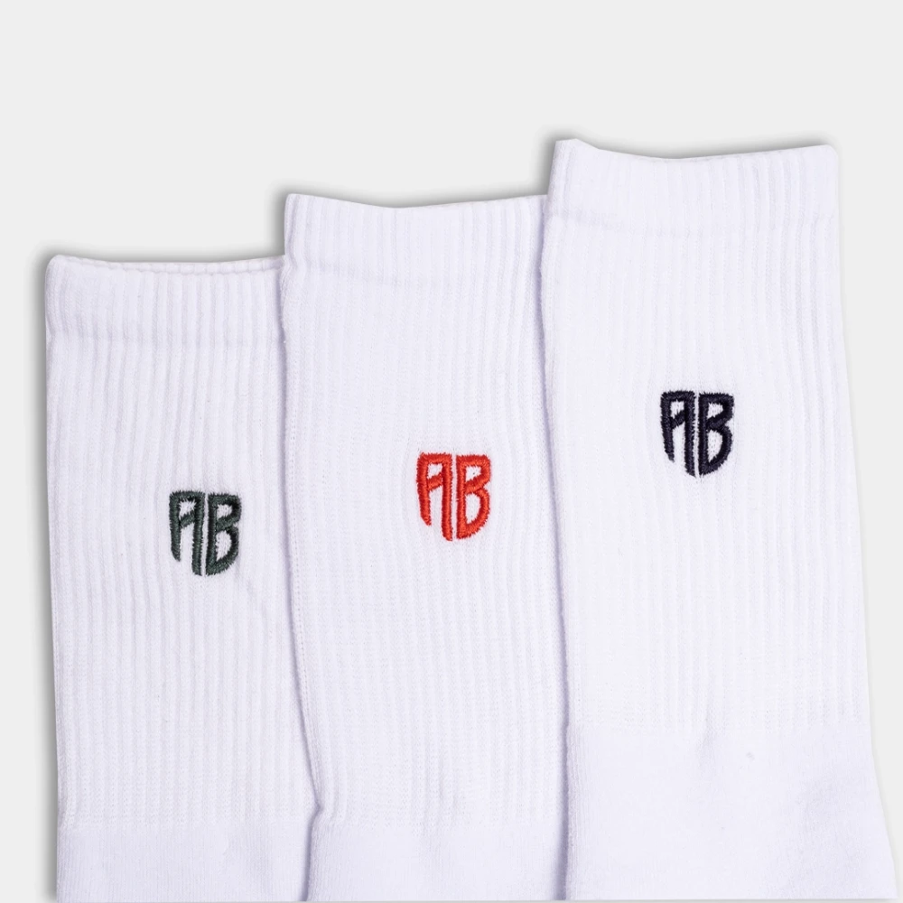 AB 3-Pack Tall Socks White Detail