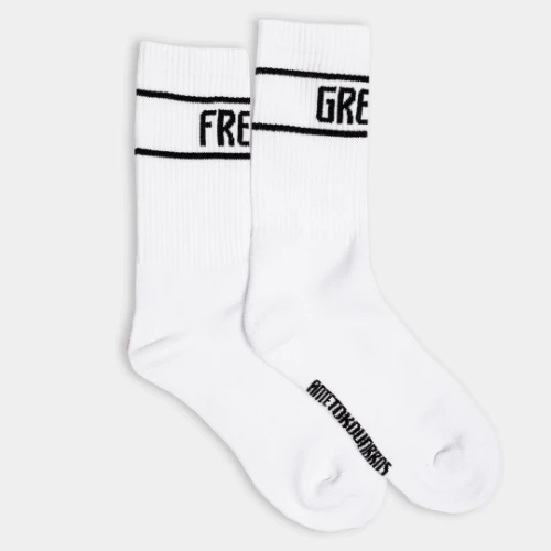 Antetokounbros Greek Freak  White Socks