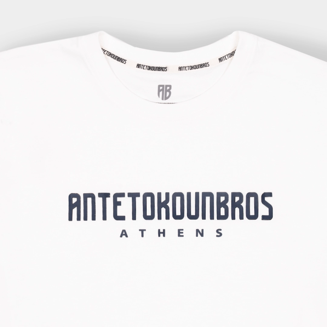 Kids' T-shirt Location Athens Off White Detail