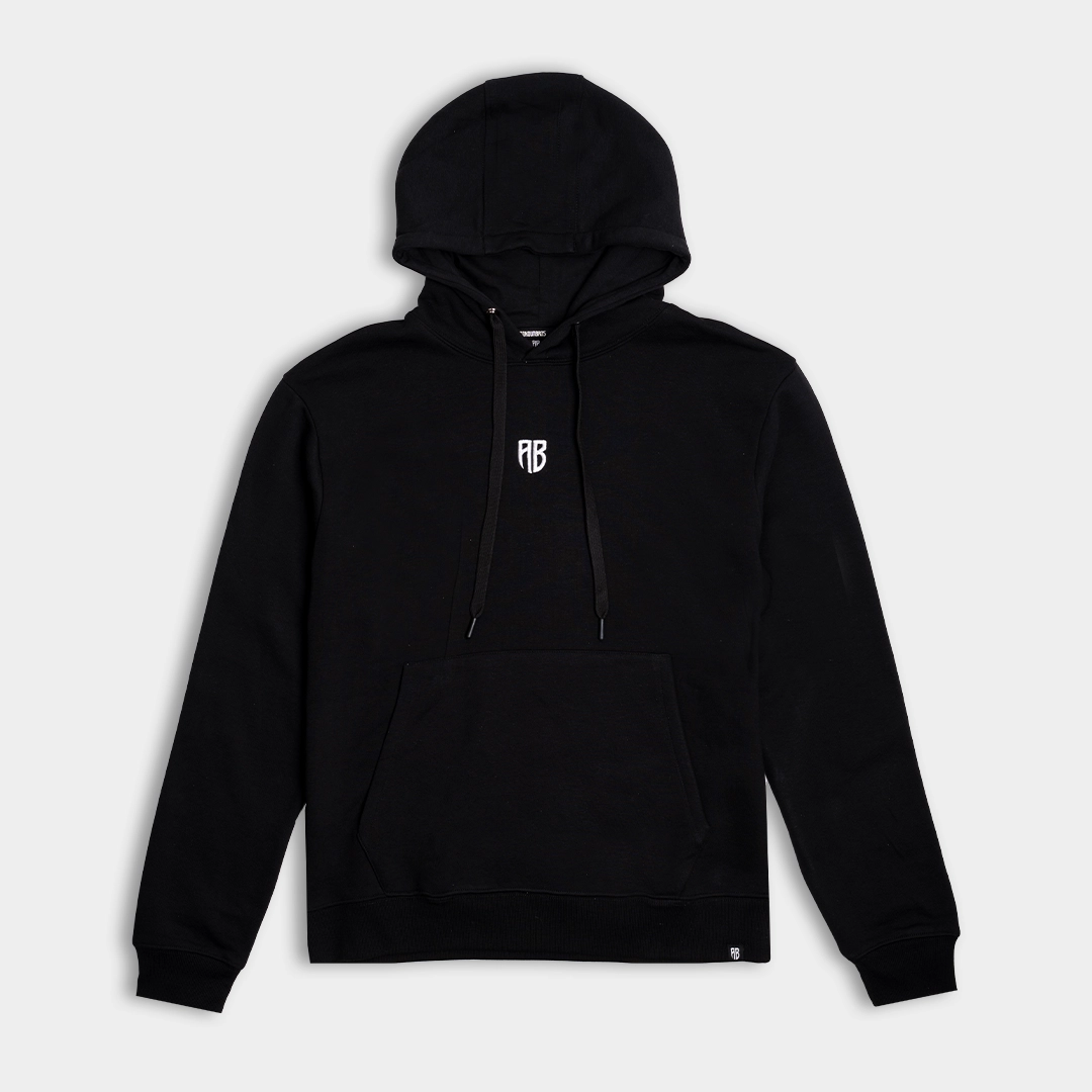 ANTETOKOUNBROS Unisex Hoodie Native Chest Logo Black Front