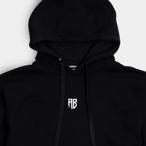 ANTETOKOUNBROS Unisex Hoodie Native Chest Logo Black Detail thumb
