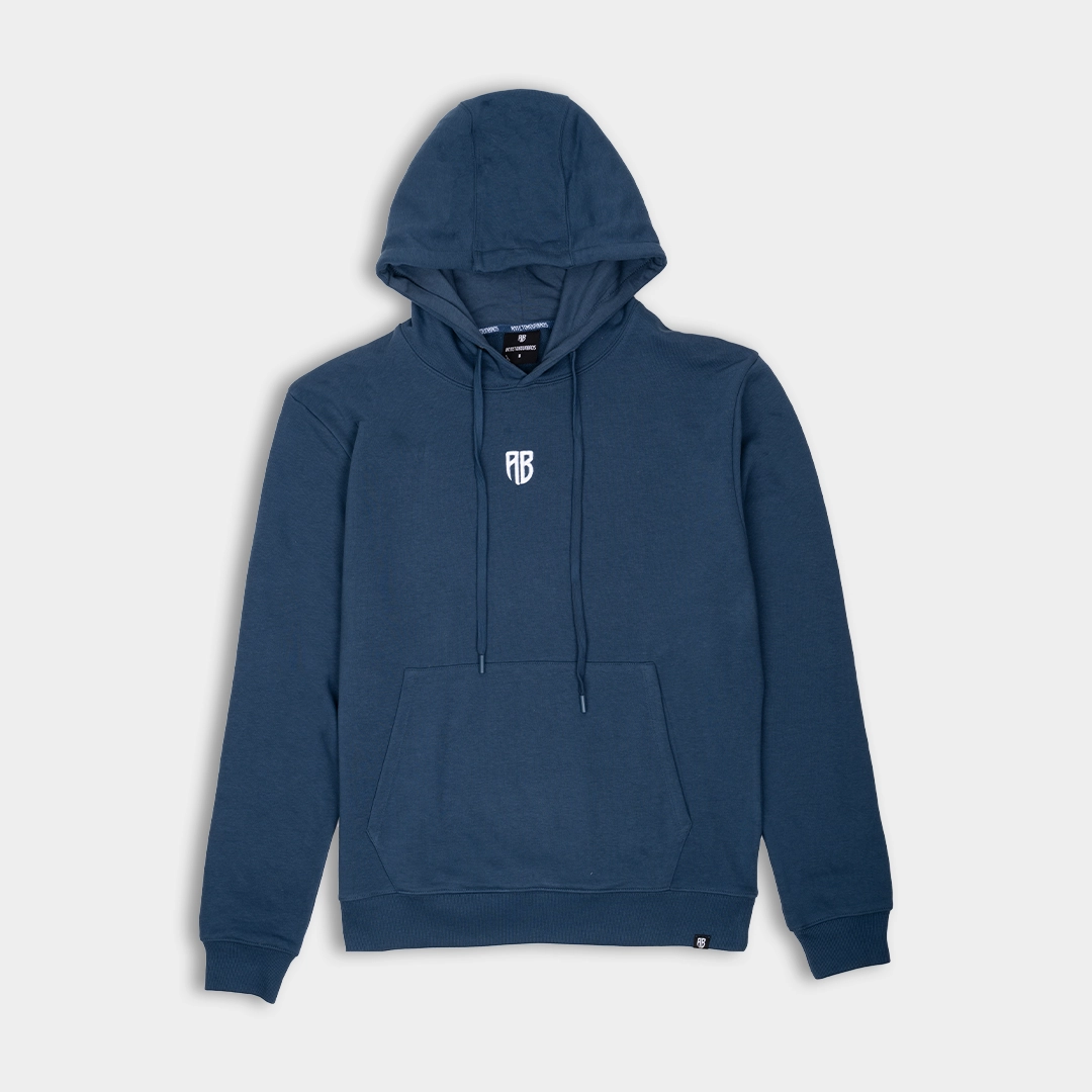 ANTETOKOUNBROS Unisex Hoodie Native Chest Logo Retro Blue Front