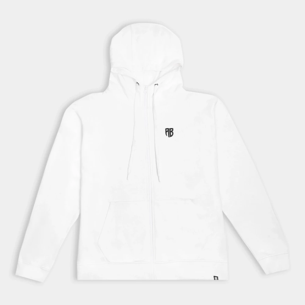ΑNTETOKOUNBROS Full Zip Hoodie Native Off White Front