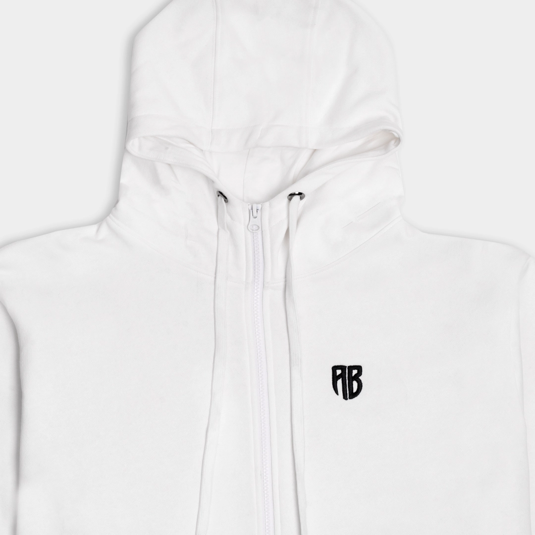 ΑNTETOKOUNBROS Full Zip Hoodie Native Off White Detail